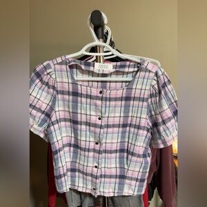 *3/$60* Lowry’s Farm Linen Button-Up Blouse 90’s Cottagecore 90’s Mom Outfits